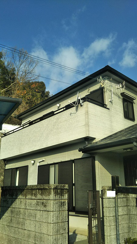 和歌山市T様邸　外壁屋根塗装工事 施工Before写真